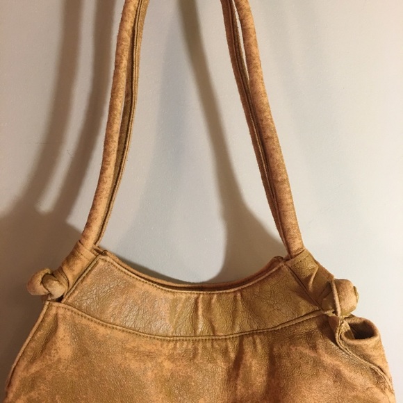 Vintage Le Jule Korean Tan Mustard Leather Shoulder Bag - Picture 5 of 16